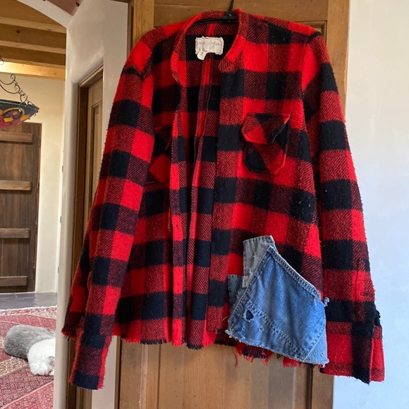 Jackets & Blazers - Greg Lauren Buffalo Plaid Jacket